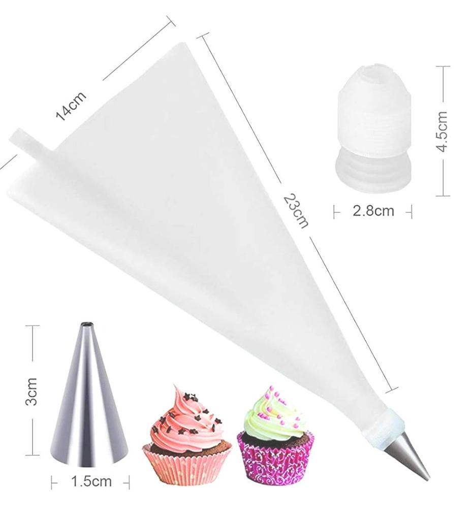 Cake decorating kit with nozzles and piping bag Cake decorating kit with nozzles and piping bag
